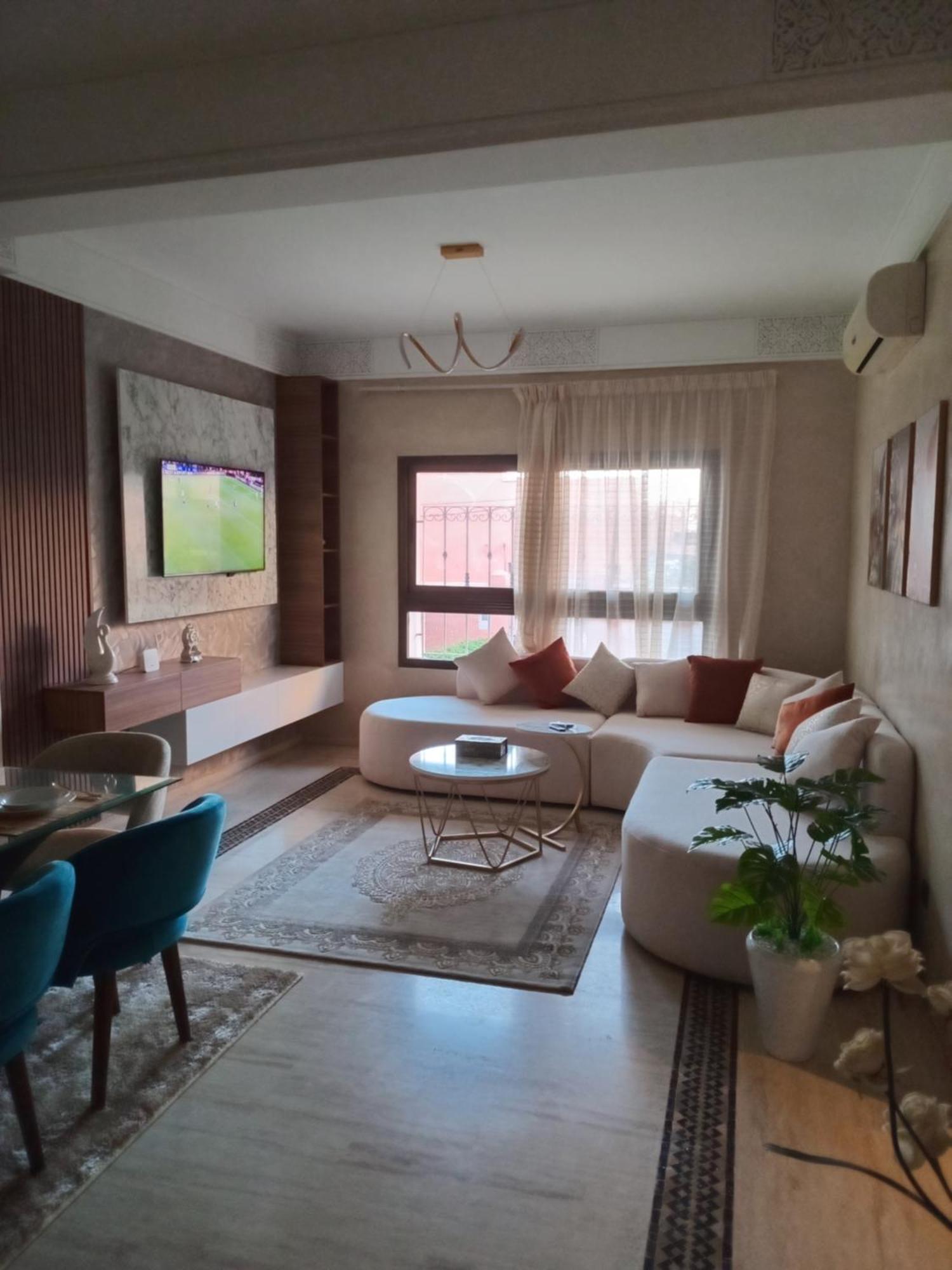Luxury With Swimming Pool In Gueliz Marrakech Appartamento